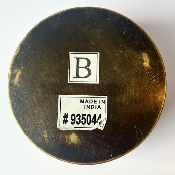 Interlude Home Gianna Bone and Brass Designer Trinket Boxes - Set of 2 - Picture 10 of 11